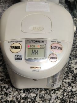 Zojirushi CD-LCC30 Electric Hot Water Boiler & Warmer – 3.0L Capacity