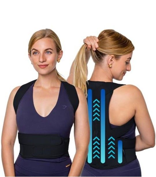 Posture Corrector for Women & Men, Soft, Comfortable Back Brace