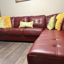 Red Sofa Set 