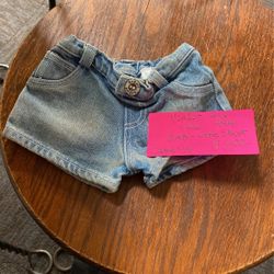 Build A Bear Jean Short -$3.00 Located In Case 153