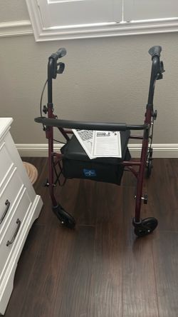 Medline Rollator walker with seat