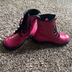 Pink boots 