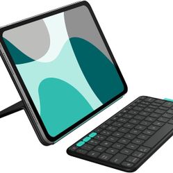 Logitech Flip Folio, Keyboard Case for iPad Pro 11-inch (M4) & iPad Air 11-inch (M2 & M3)(5th Gen - 2024)