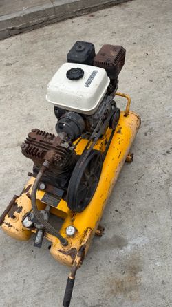 Dewalt gasoline compressor honda gx160 motor running