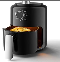 Bear 2L Air Fryer 1000W Black, 7 Programs, 160-400°F Temp, 60-Min Timer