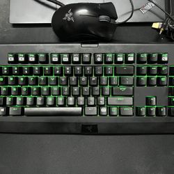 Razer Gaming Keyboard And Mouse 