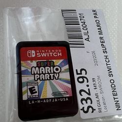 Super Mario Party Nintendo Switch