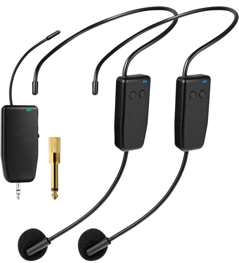 Wireless Microphone System for 2 People