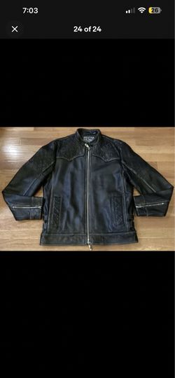 Authentic rare affliction leather jacket
