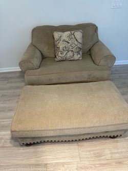 Chair and ottoman