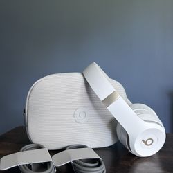 Gold And White Beats Headphones 