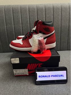 2015 Jordan 1 chicago sz 10 $550obo gamma bred mind 001 fragment union travis scott nigel sylvester
