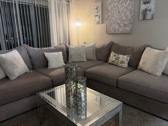 Gray Sectional Sofa