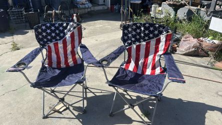 Outdoor folding chairs