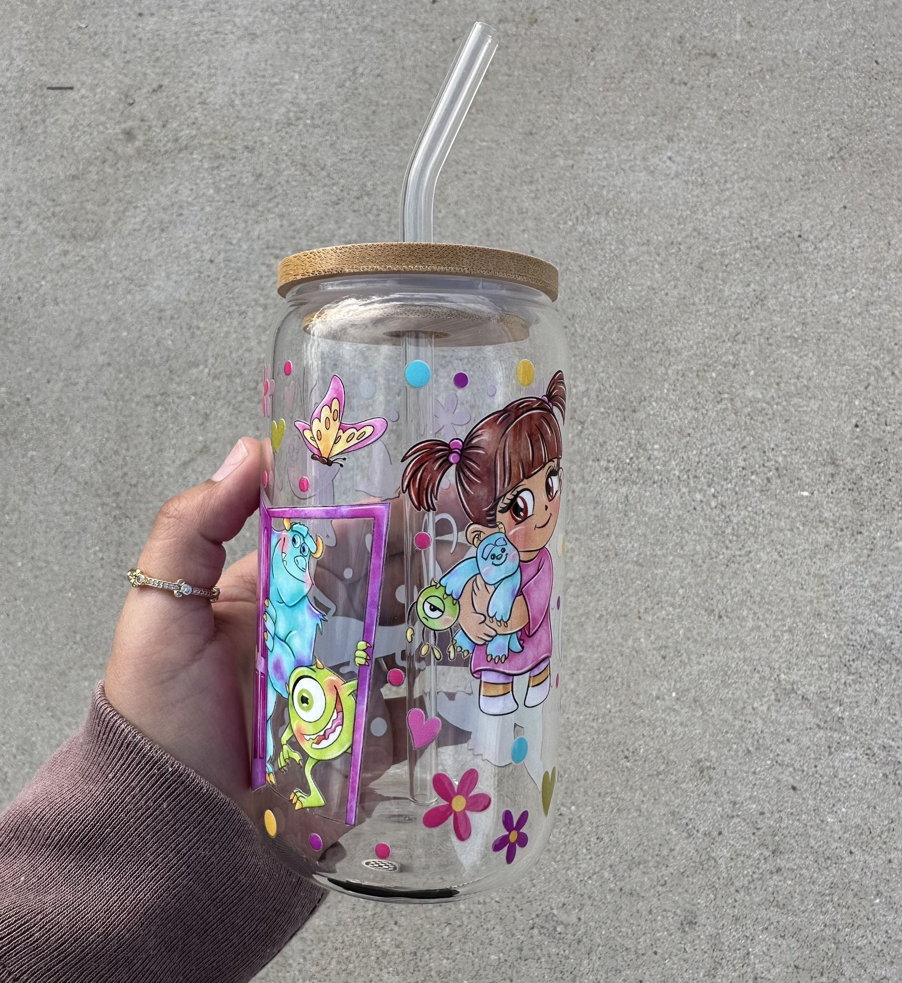 Monsters Inc Glass Tumblr