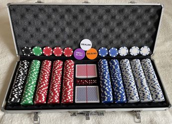 499  “Dice” Poker Chip Set with Case & Accessories.