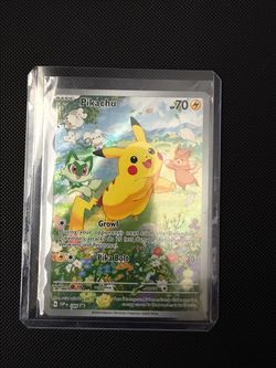 Pikachu pokemon card