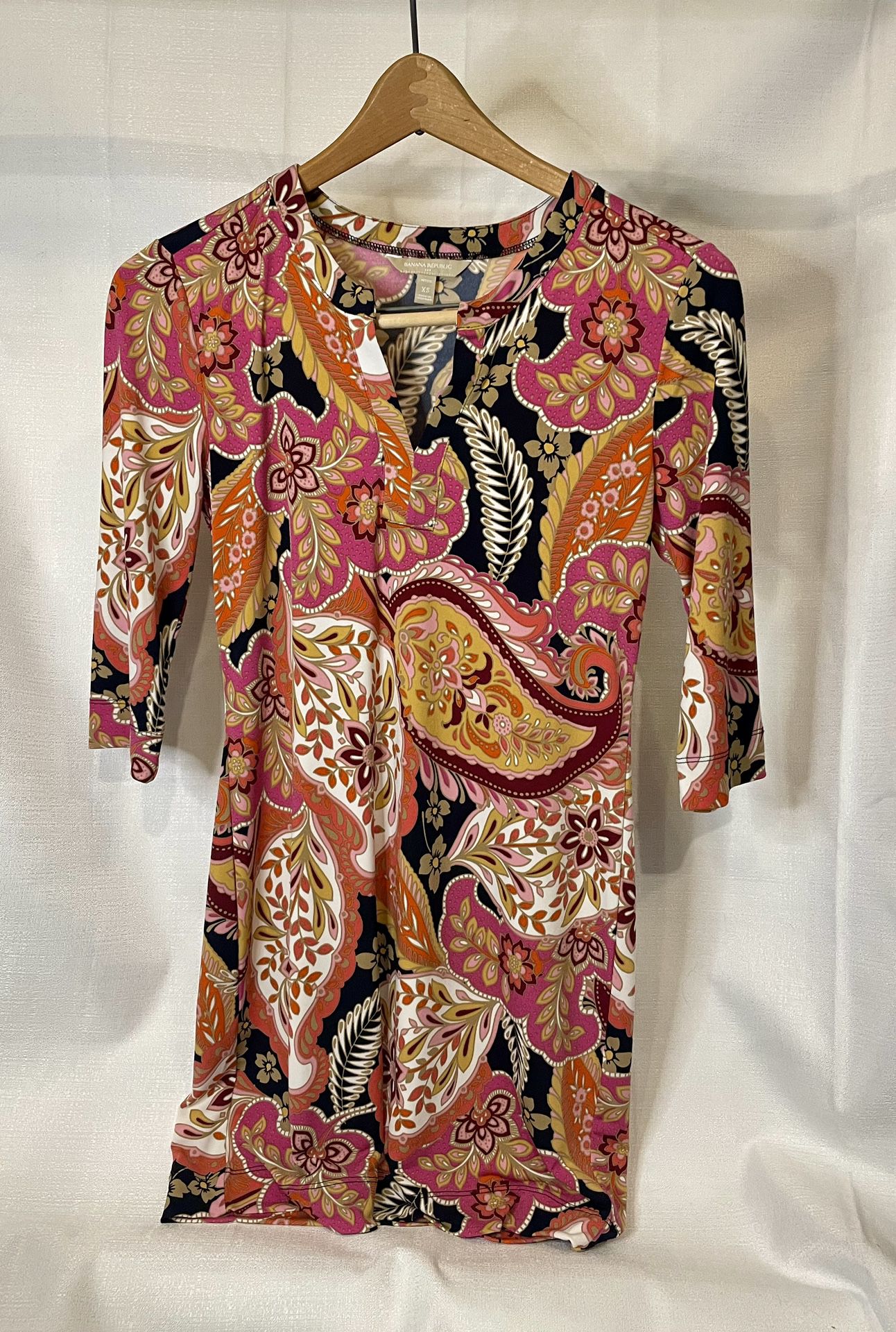 Paisley Print Dress 