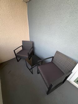 Outdoor Chairs and Table