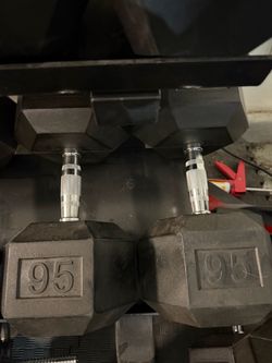 Pair of 95 lb weights