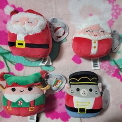 Christmas Squishmallow bundle 4.5"