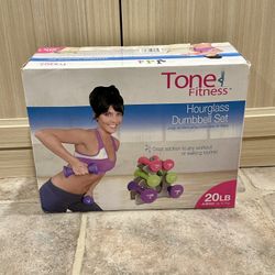 Brand New Tone Fitness Neoprene Dumbbell Set – Unopened Box! 💪🏽