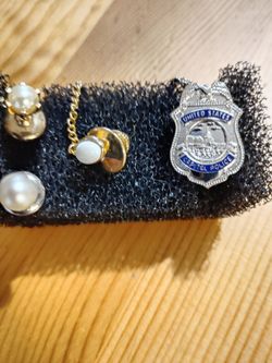 4 Vintage Tie Tacks