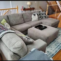 ✨ Brand New💯 Ballinasloe Platinum Sectional Sofa Couch🌟 Financing Options 💥 In Stock✅