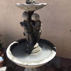 New Water Fountain Made Out Of Cement Perfect Gift For Any Occasion 