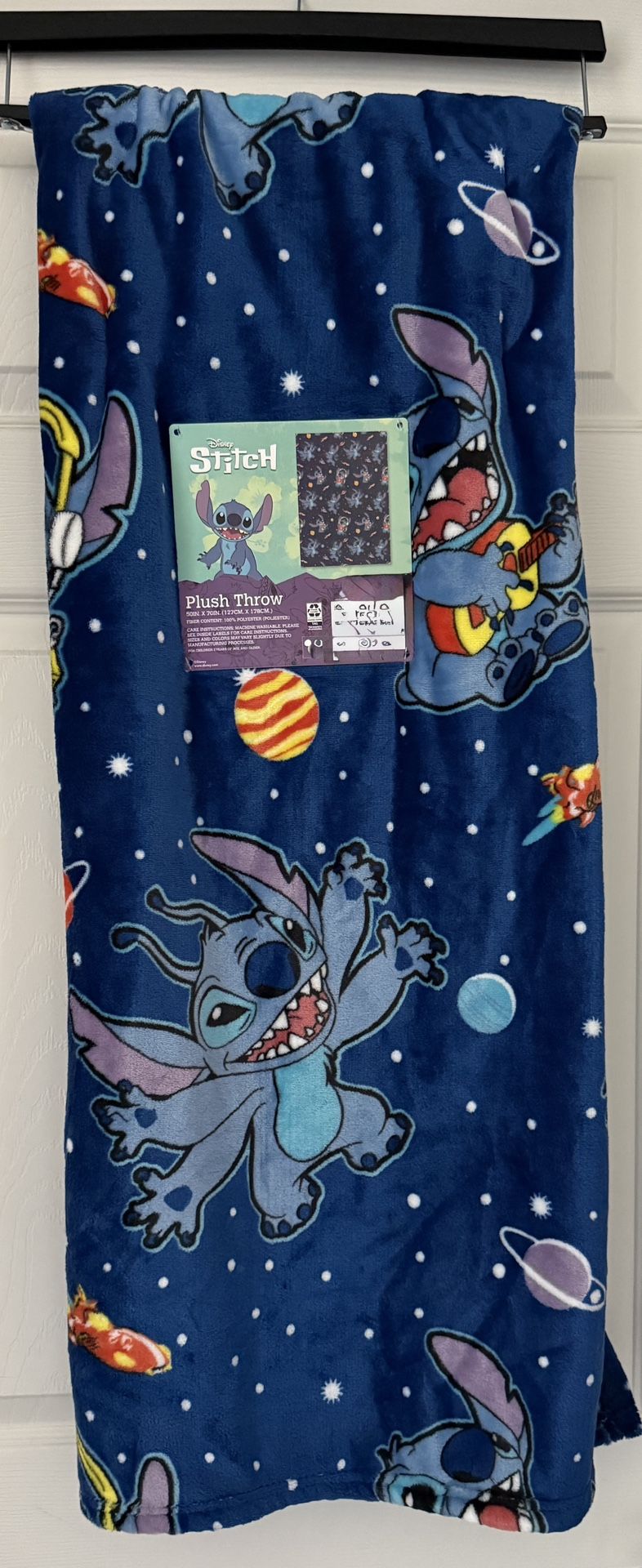 New Disney Stitch Throw Blanket Please Read Post Before Messaging