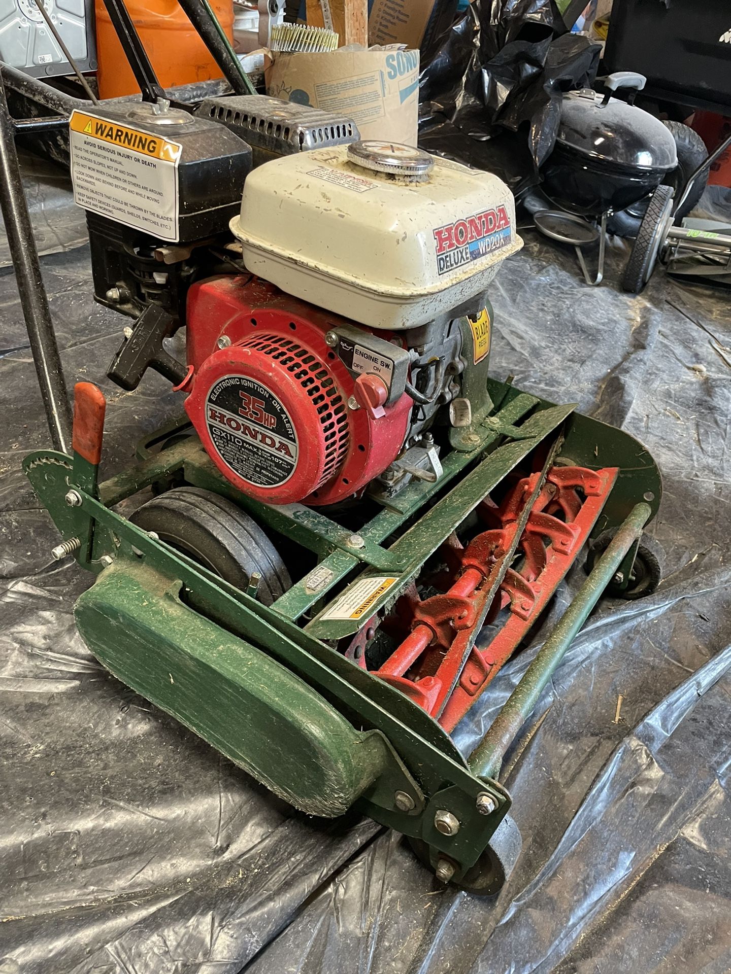 Honda Gx160 California Trimmer Reel Mower Locke Turf, Inc