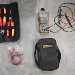 Fluke Backpack, Fluke 117 Multimeter With Tools.