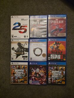 PS5 and PS4 Games