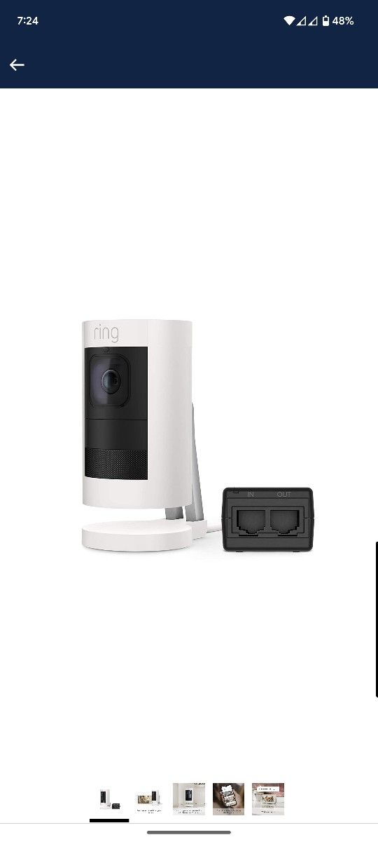 ***BRAND NEW SEALED BOX*** Ring Stick Up Cam Elite, Power over Ethernet HD Security Camera