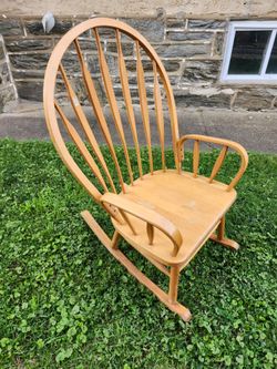 Wooden Windsor Rocking Chair