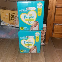 New Boxes Of Pampers
