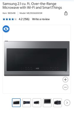 Samsung 2.1 cu. ft. Over-the-Range Microwave with Wi-Fi and SmartThings