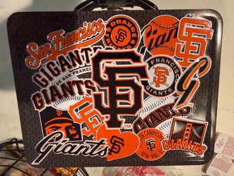 San Francisco Giants SF Lunchbox Lunch Box School Tin Metal Case Bag SGA 2017