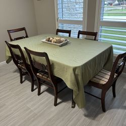 Antique Table & China Cabinet