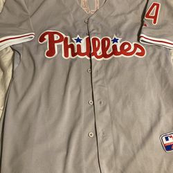 Philadelphia Phillies Baseball Jersey Men’s Size X-LARGE