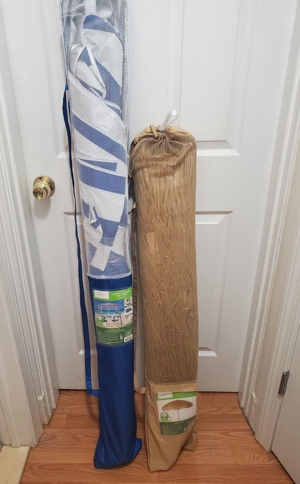 2 Beach Umbrellas - NEW