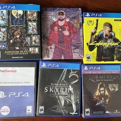 Playstation 4 Games Bundle - Fantasy and Role-Playing - Steel book