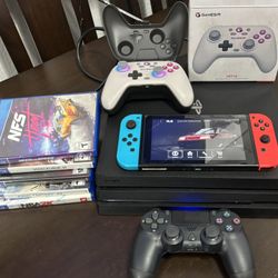 PS4 Pro And Nintendo Switch 