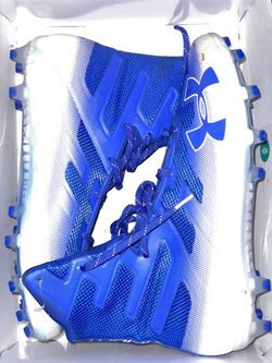 Under Armour Blue Football Cleats