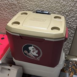 Rolling Coleman cooler