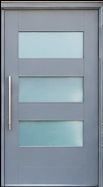Exterior Door with Glass Panels and windows