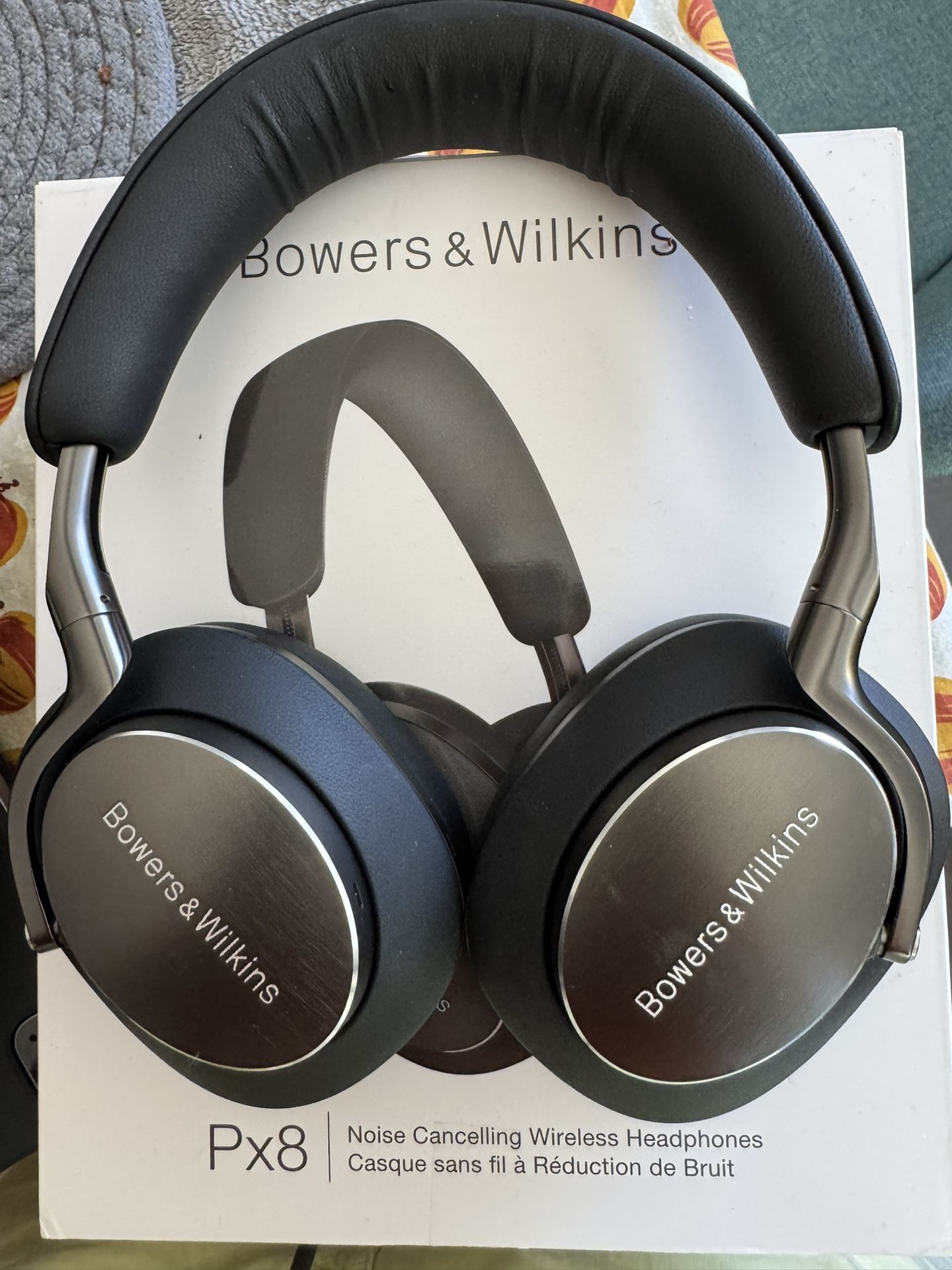 Bowers & Wilkins PX8 Noise Cancelling Bluetooth Headphones Black