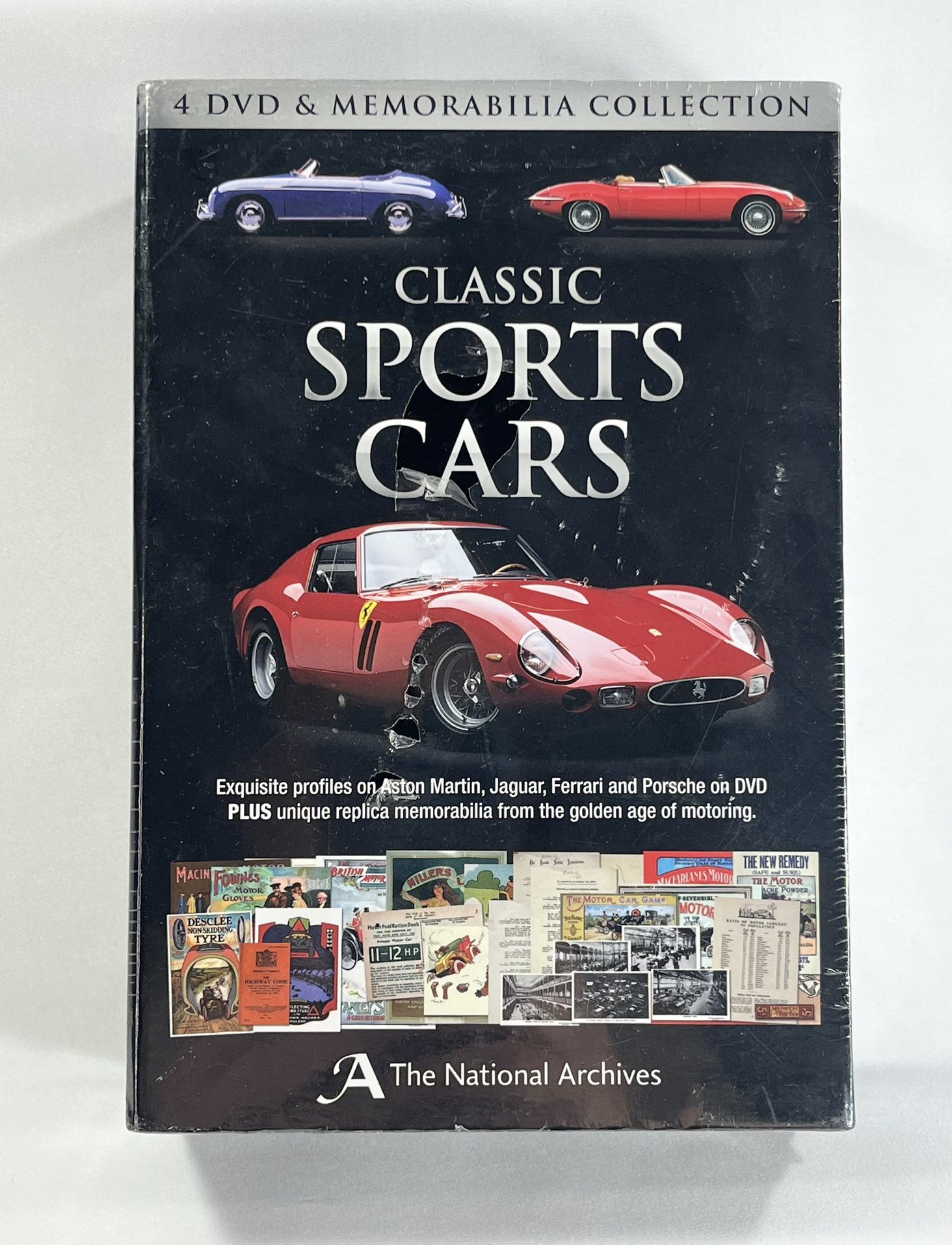 Classic Sports Cars DVD Memorabilia Collection Complete Box New Factory Sealed