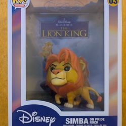 Disney's The Lion King: Simba On Pride Rock Funk Pop Exclusive With Plastic Storage Case  Brand New In The Box 