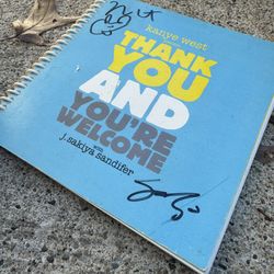 RARE!!! Signed Kanye book